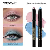 Eyeshadow Liner Sticks Matte & Shimmer Waterproof Metallic Glitter Eye Shadow Highlighter Pencil Eyeshadow Natural Cosmetics