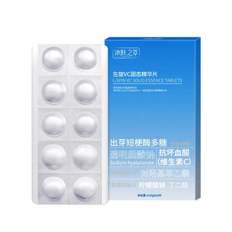 1 Kit VC Solid Essence Tablets Anti-aging Remove Wrinkle Shrink Pore VC Moisturizing Brighten VC Freeze-dried Powder Skin Care
