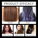 EELHOE Hair Dye Shampoo Nova Hair Instant Dye Shampoo Men Women Quick Easy Safe Hair Color Gray Hair  Coverage Nourish Scalp