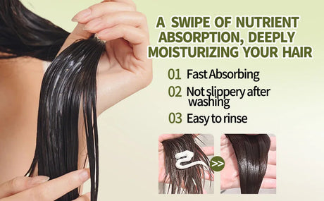 Rosemary Hydrolyzed Keratin Shampoo and Conditioner Set for Damaged Hair, Nourishing Hair Care for Soft, Smooth, Strong Hair