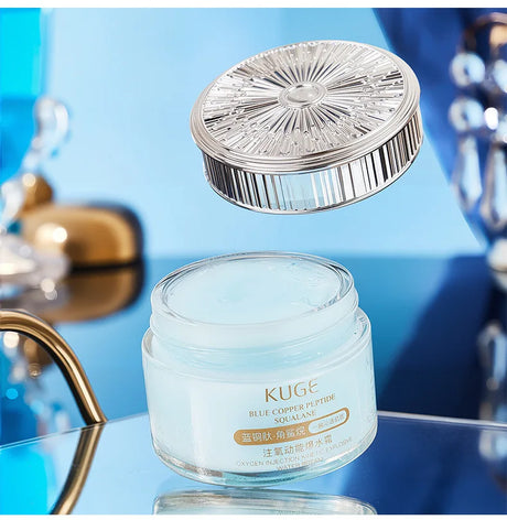 Blue Copper Peptide Collagen Firming Anti Wrinkle Face Cream Anti Aging, Repair, and Firming Daily e Moisturizing Brighten Cream
