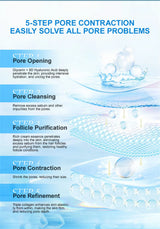 Salicylic Acid Pore Shrinking Cream Quick Elimination Large Pores Remove Blackehead Tighten Face Smooth Skin Korean Care Product