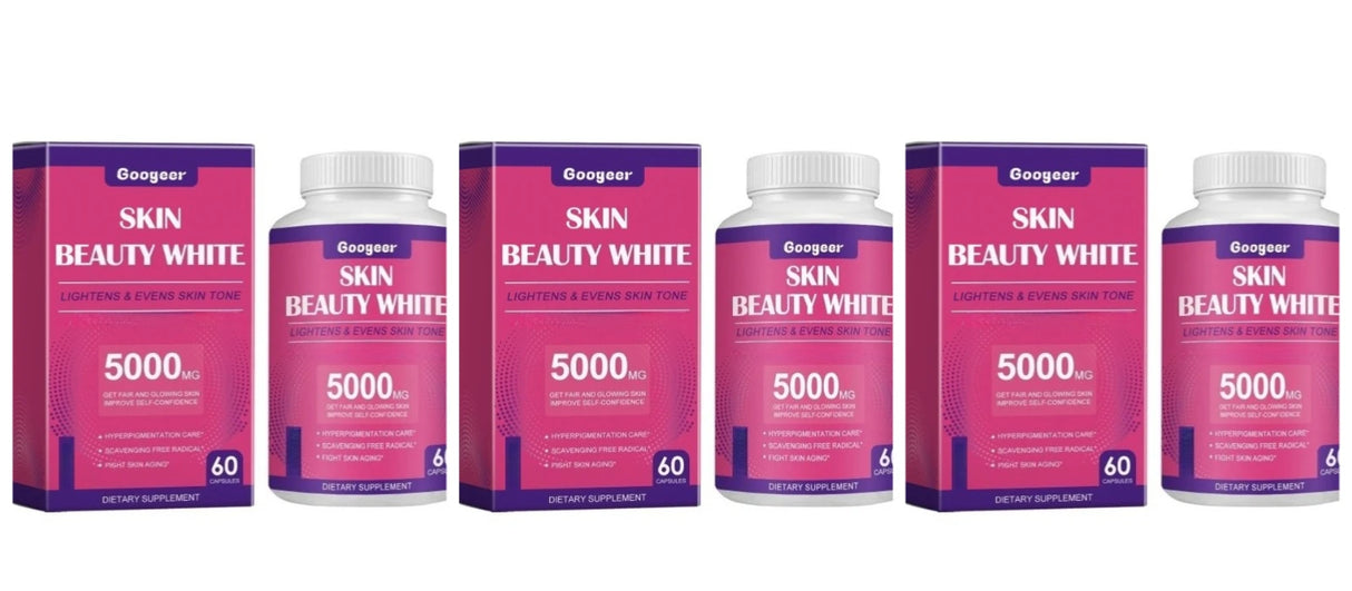 Vitamin C Skin Beauty Capsules for Adults, Daily Wellness, Radiance and Healthy-Looking Skin Support, 60 Count, Easy-to-Take