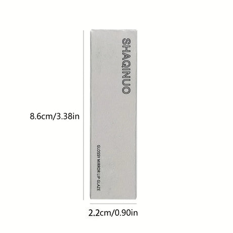 Adorable Bear Mirror Lip Glaze - Long-Lasting, Non-Fading, Hydrating Liquid Lipstick with Watery Texture - Luxurious Glossy Shin