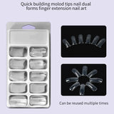 Poly Gel Extension Tool Set Professional Gel Nail Polish Kit With UV LED Nail Lamp Dryer And Electric Nail Drill Machine