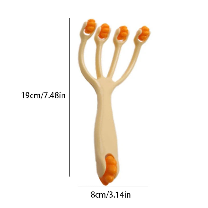 1PCS Five Wheel Ball Point Rolling Manual Massage For Waist Back Neck And Leg Head Massage And Slimming Spa To Release Fascia