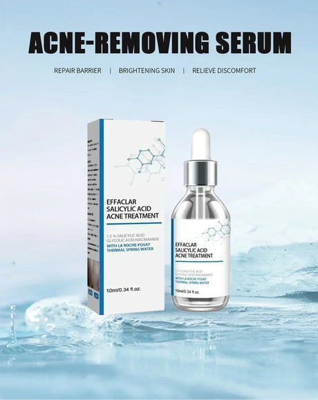 Face Serum Fruit Acid Acne Treatment Oil Control Remove Blackheads Shrink Pores Skin Texture Improve Care