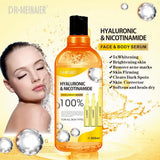 500ML Vitamin C AHA HYALURONIC& NICOTINAMIDE Face Serum Moisturizing Lightening Body Cream