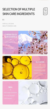 Collagen Eye Mask Essence Sakura Wrinkle Removing Eye Care Patches Fade Fine Line Anti Dark Circles Bag Anti-Puffiness Eye Care