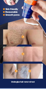 Men's Hair Removal Cream Permanent Epilator Private Area Painless Hair Remover Growth Inhibitor Spray Suitable Sensitive Skin