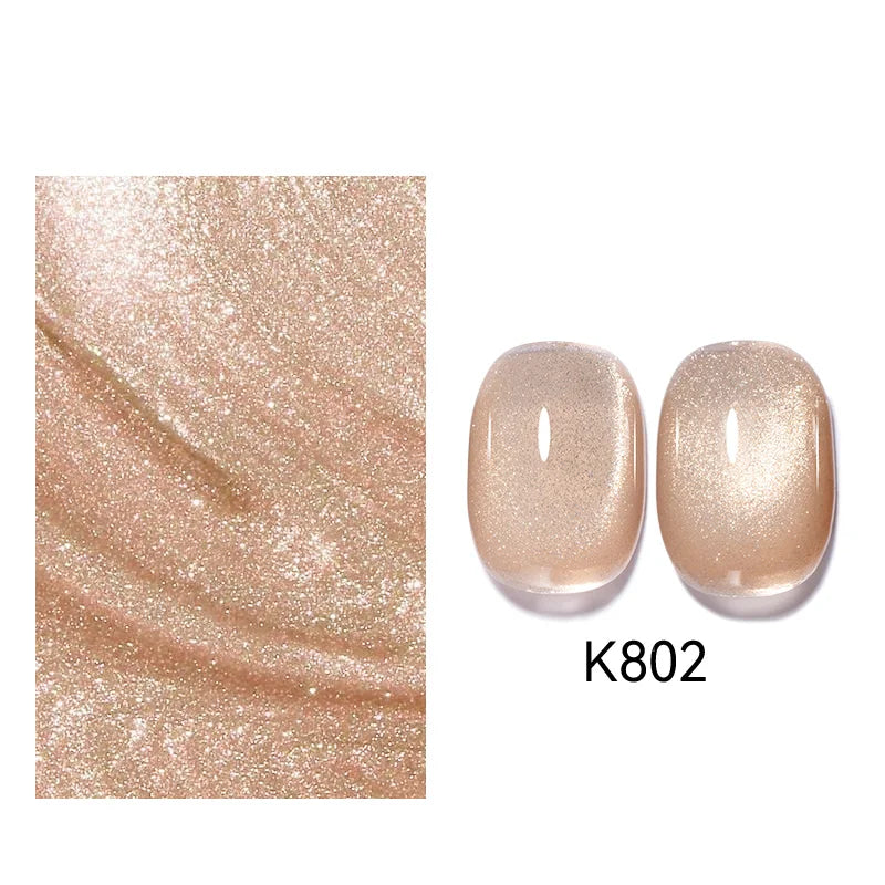 MAYCHAO Cat Eye Magnetic Gel Nail Polish Glitter Effect Semi Permanent Soak Off UV Gel Varnish Manicure For Nail Art