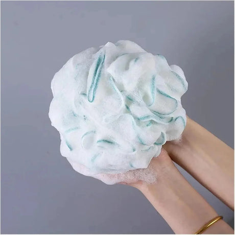 Bath Shower Loofah Sponge, 1 PCS Shower Sponge Cleaning Bath Loofa Body Scrubber Balls, Bathing Sponges for Women and Men, Green