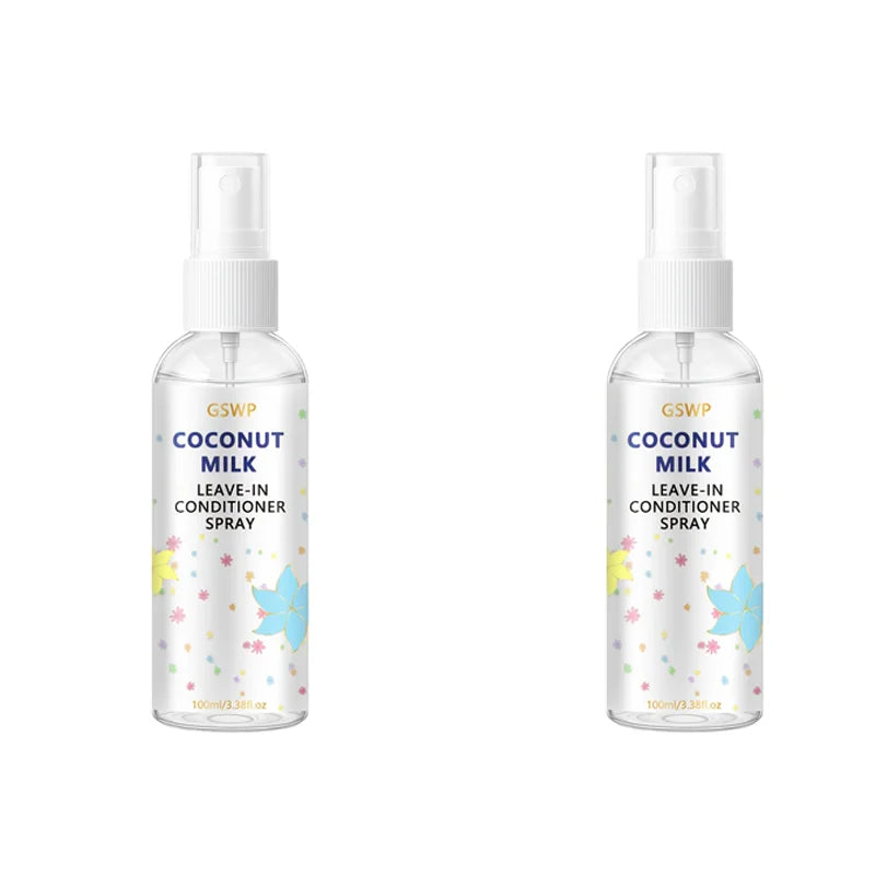 GSWP Coconut Milk Leave-In Conditioner Spray Long-Lasting Fragrance, Oil Control, and Volume, Deep Nourishment. 100/200ml