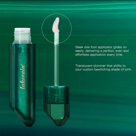 PH Adaptive Color Lip Oil Instant Glass Shine Plumping Finish Iridescent Shine Lip Oil Long-lasting Hydration Smooth Lip Care