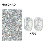 MAYCHAO Cat Eye Magnetic Gel Nail Polish Glitter Effect Semi Permanent Soak Off UV Gel Varnish Manicure For Nail Art
