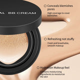 OCHEAL BB Cream Air Cushion Full Coverage Waterproof Long-lasting Concealer Cushion Compact Face Makeup Foundation CC Cream