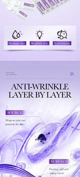 30pcs/box BIOAQUA Retinol Vitamin C Hyaluronic Acid Serum for Face Moisturizing Firming Hydrating Facial Essence Face Skin Care