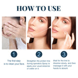 60Pcs Gold Protein Line Fade Wrinkle Firming Facial No Needle Absorbable Smoothing Hydrolyzed Collagen Thread Serum