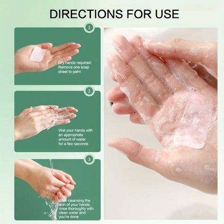 Ultimate Portable Paper Soap Sheets For Outdoor Travel， disposable hand washing travel soap
