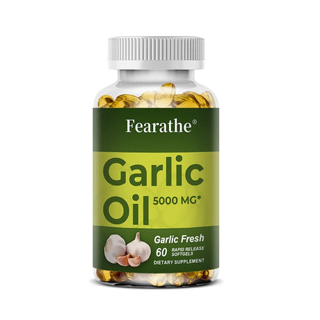 Organic Garlic Extract Capsule for Cardiovascular Health Detox Support Immune Nutrition Supplement