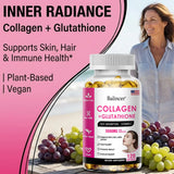 Glutathione Collagen Capsules, Antioxidant, Skin Whitening, Deeply Nourish Skin, Hair & Nails, Support Anti-Aging & Joint Health