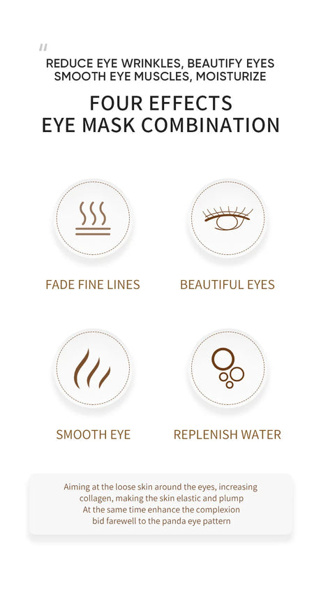 60pcs/120pcs Avocado Golden Collagen Eye Mask Anti Dark Circles Removal Eye Bags Moisturizing Firming Eye Patches Skin Care
