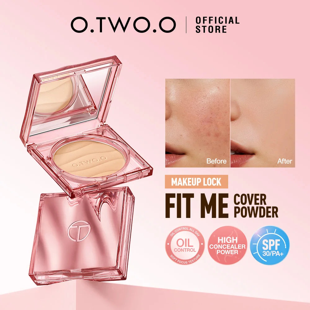 2in1 Setting Sun Protection Weightless Matte Powder Long Lasting High Concealer Power Waterproof Oil Free Compact