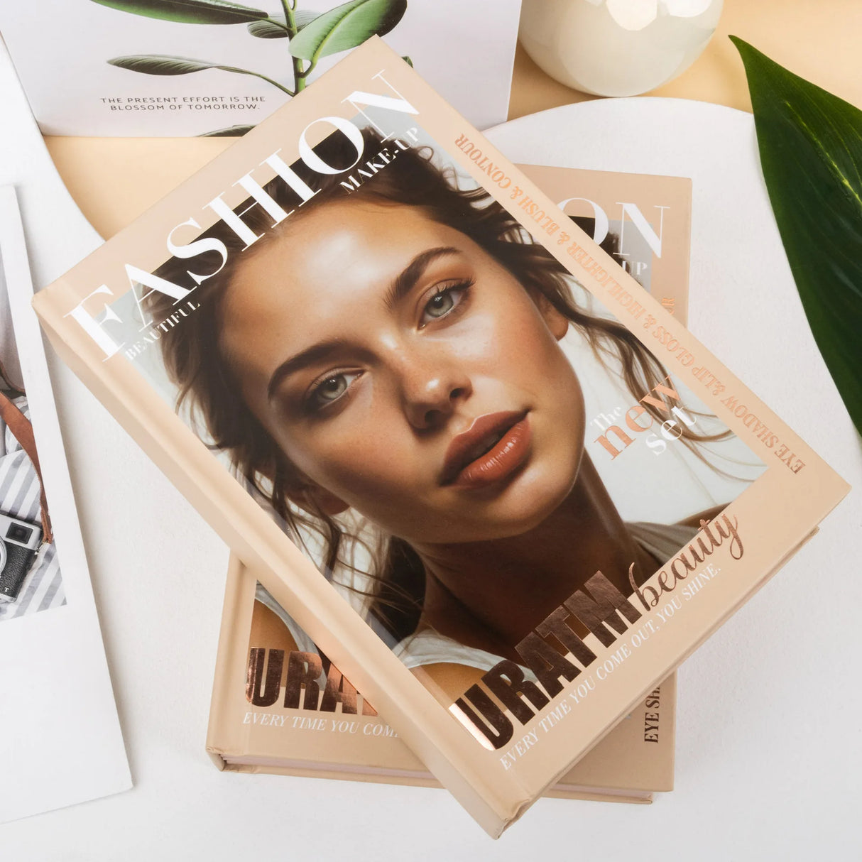 Eye Shadow Palette Five-page Flipbook Matte Pearlescent Lasting Non-smudge Multi-function Blush Contouring Highlighter Makeup