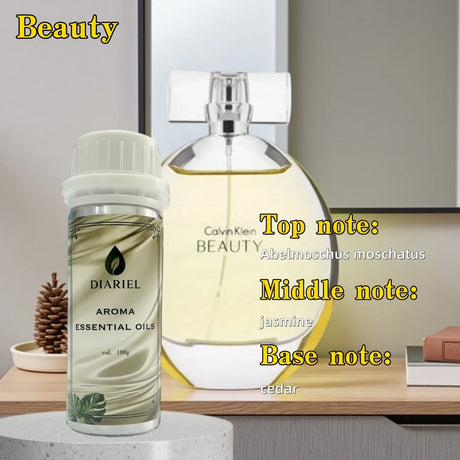 DIAURELLE 100mL Aroma Diffuser Essential Oils 8-Times Concentrated Essence Perfume Flavoring Home Fragrance Air Freshener