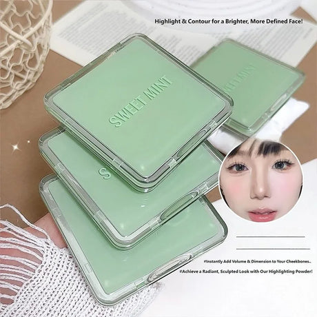 All-in-One Contour Palette Makeup Pearlescent Highlighter&Matte Nose Shadow Shimmer Sculpt&Define Beauty Natural Finish Cosmetic