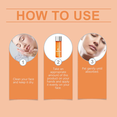 Vitamin C Hydrating Toner Moisturizing Brightening Refreshing Antioxidant Facial Essence Shrink Pores Smoothing  Face Skin Care