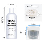 75ml Nail Brush Cleaner+Container+Filter Brush wash liquid Manicure Tools set