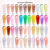 Clou Beaute Jelly Color UV Gel Manicure Summer Pink Nude Gel Nail Rainbow Nail Supplies For Professionals Semi-permanent Varnish
