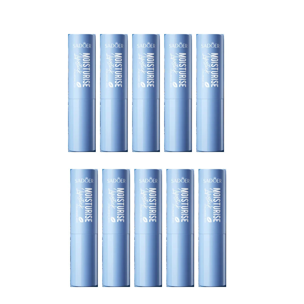 SADOER 1/5/10/15/20PCS Hyaluronic Acid Lip Balm Long-Lasting Moisturizing Lip Care, Hydrating & Nourishing Soothe Dryness