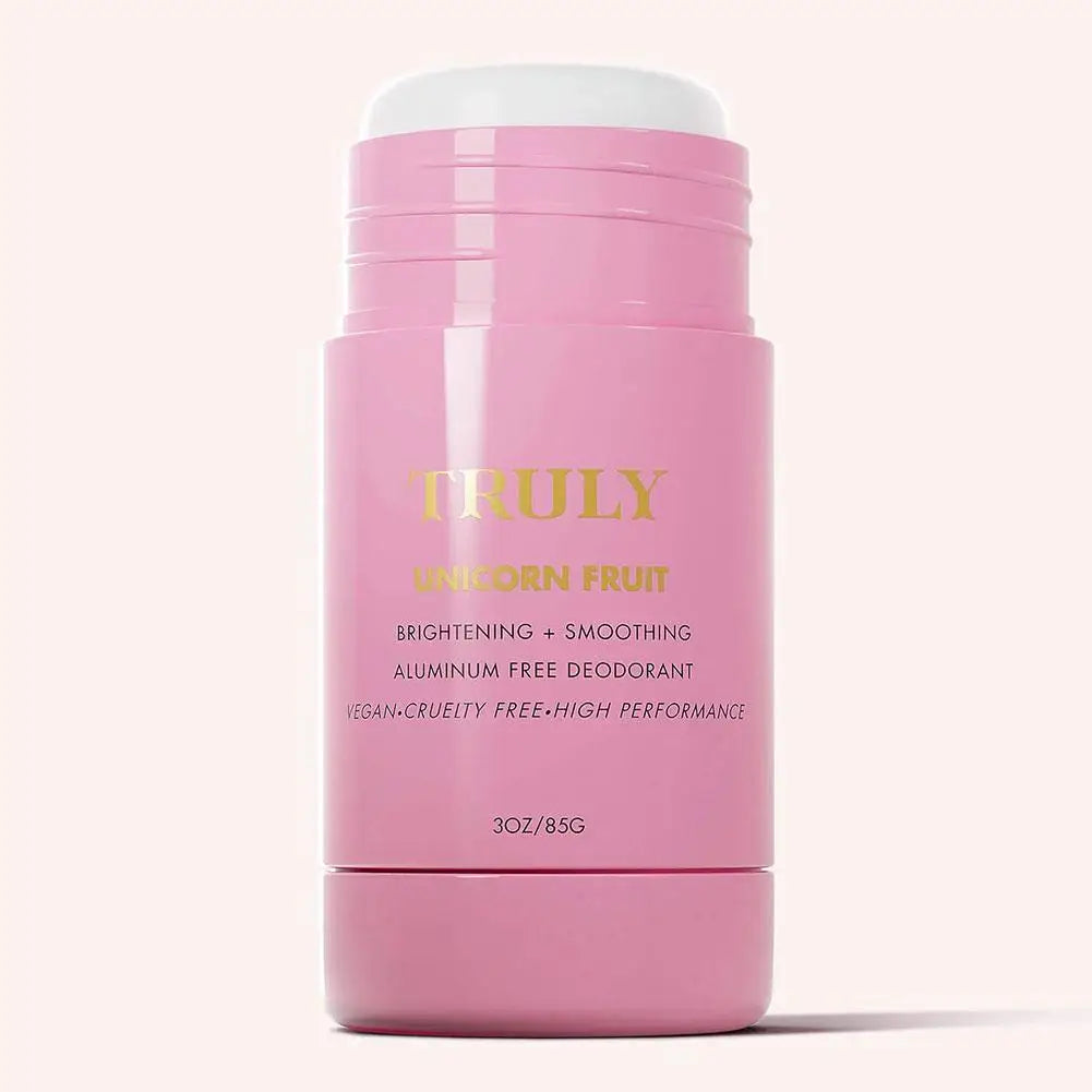 Truly Beauty Unicorn Fruit Aluminum Deodorant For Women Brightening Smoothing Vegan Clean 85g Fragrance Body Underarm Deodorant