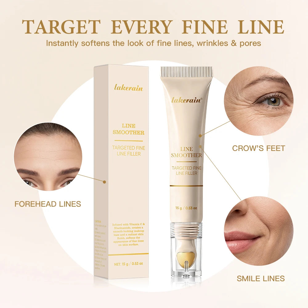 Smooth Fine Line Primer Soften Fine Lines Pores Natural Matte Finish Improve Dull Skin Deeply Hydration Silky Lightweight Primer