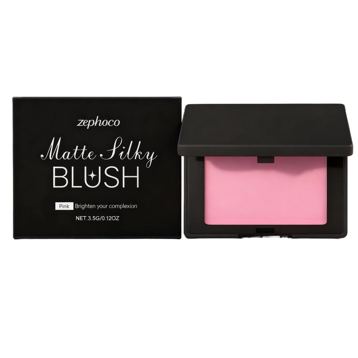 Multicolor matte silky blush, adheres well, long-lasting, easy to blend, gives a youthful, lightweight feel, perfect for everyda