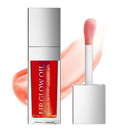 Crystal Jelly Moisturizing Lip Oil Plumping Lip Gloss Makeup Sexy Plump Lip Glow Oil Tinted Lip Plumper