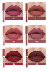 HANDAIYAN 1/6 PCS Lipstick Set Make-up for Women Non Stick Cup Waterproof Long Lasting Cosmetics Korean Makeup Matte Lipstick