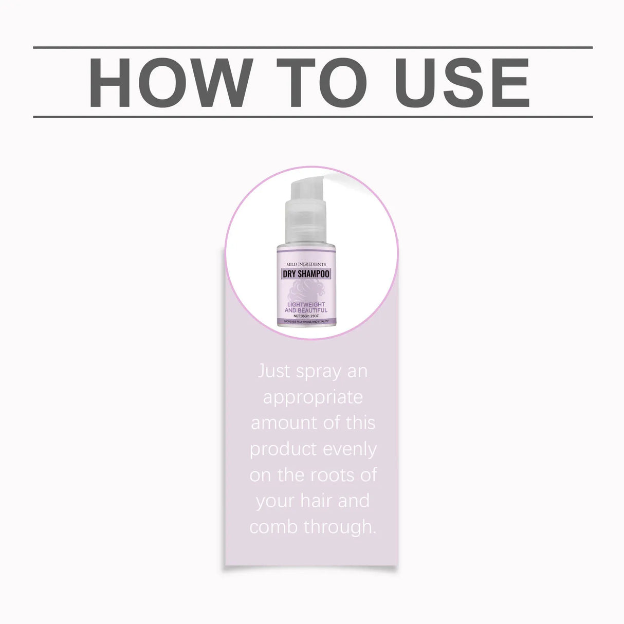 Dry Shampoo Spray Oil Control Volumizing Smooth Nourish Thickening Moisturizing Travel Lightweight Lasting Fluffy Hair Refresher