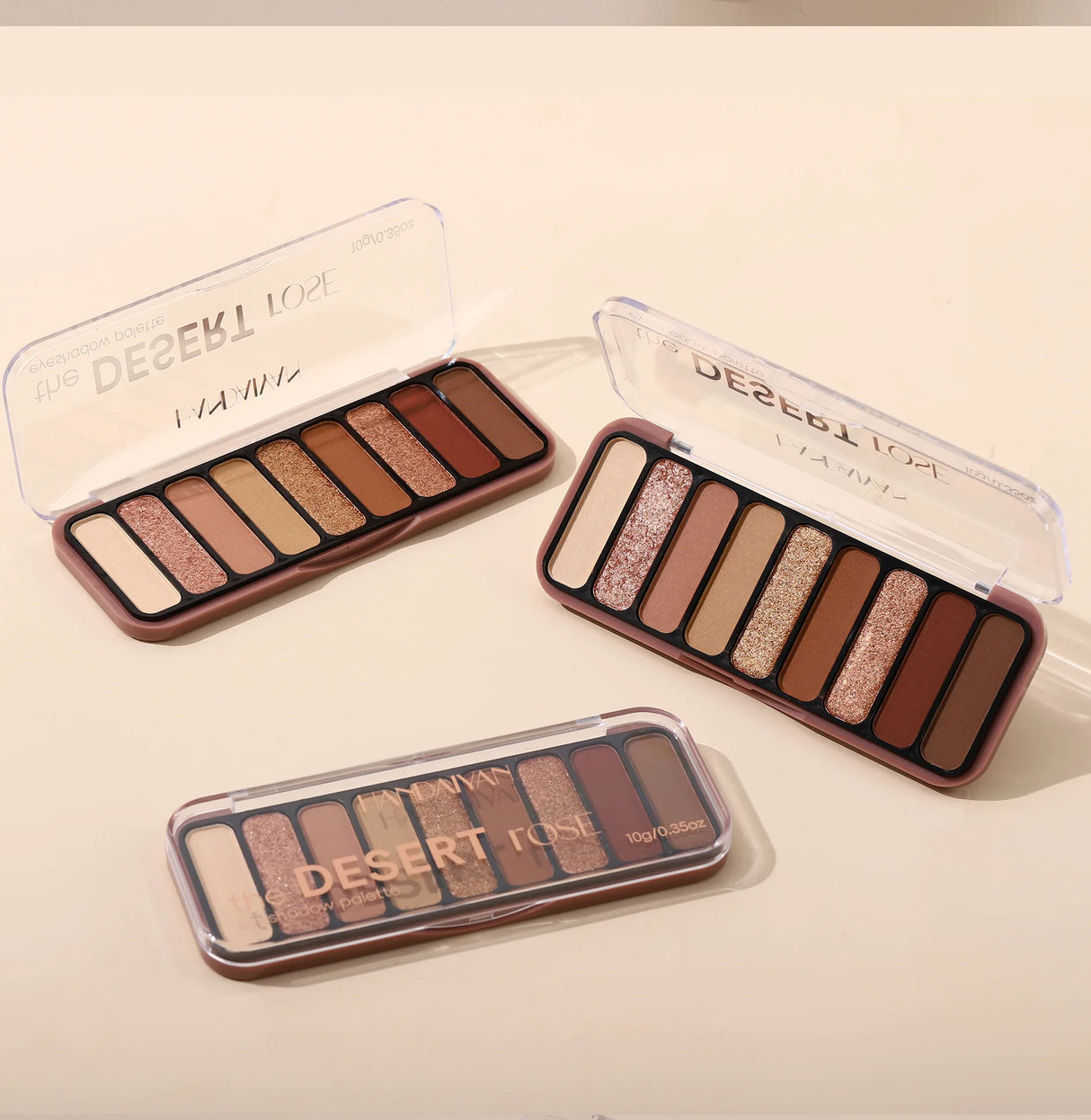 Desert Rose 9 Color Eyeshadow Palette High Pigment Matte Mineral Waterproof Long Lasting Natural Earthy Tones Makeup