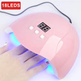 Nail UV Lamp 18LED Nail Dryer Suitable For All Gel Varnish Polishing And Curing With Timer Mode Suitable For Home Manicure Tools