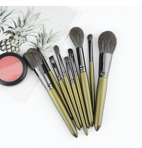 RANCAI 9PCS Makeup Brushes Set Eye Shadow Foundation Powder Contour Makeup Brush Cosmetic Beauty Tool Kit Free Shipping