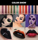 Matte Vampire Black Purple Lipstick Waterproof Long Lasting Lip Gloss Halloween Christmas Moisturizing Pigmented Lip Makeup