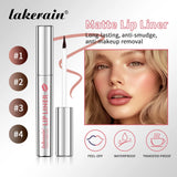 Lip Liner With Peel Off Lip Stain Tattoo Long Lasting Waterproof Transfer Proof Smudge Proof Matte Finish Lip Cosmetic Pencil