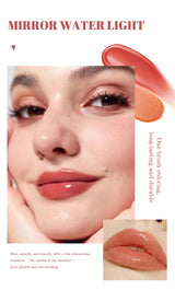 6pcs/set Small bottle Hydrating Jelly Lip Oil long-lasting Moisturizing  smooth shimmering Lip Hydrating Liquid