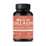 Multi Collagen for Women & Men - Type I, II, III, V, X, Hydrolyzed Collagen Peptides Supports Hair, Skin, Joint Health