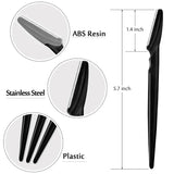 3/30/40Pcs Body Hair Removal Shaver Blades Eyebrows Shaping Knife Eyebrow Trimmer Makeup Beauty Tools Safe Eye Brow Razor Face