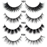 Half Lashes Mink Eyelashes Fluffy Soft False Eyelashes Wispy Cross Mink Eye Lashes Natural Short Mink Eyelash Extension Makeup