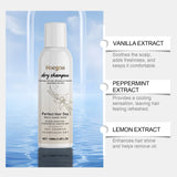 Vanilla Dry Shampoo Spray: Mild Dry Shampoo for Hair Repair, Taming Frizz, Adding Volume & Easy Hair Styling